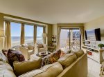 Living Room with Ocean Front Views at 1501 Villamare